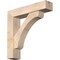 Ekena Millwork Legacy Block Smooth Bracket w/ Offset Brace, Douglas Fir, 7 1/2"W x 34"D x 34"H BKT0806X34X34LEC05SDF - alternate 1